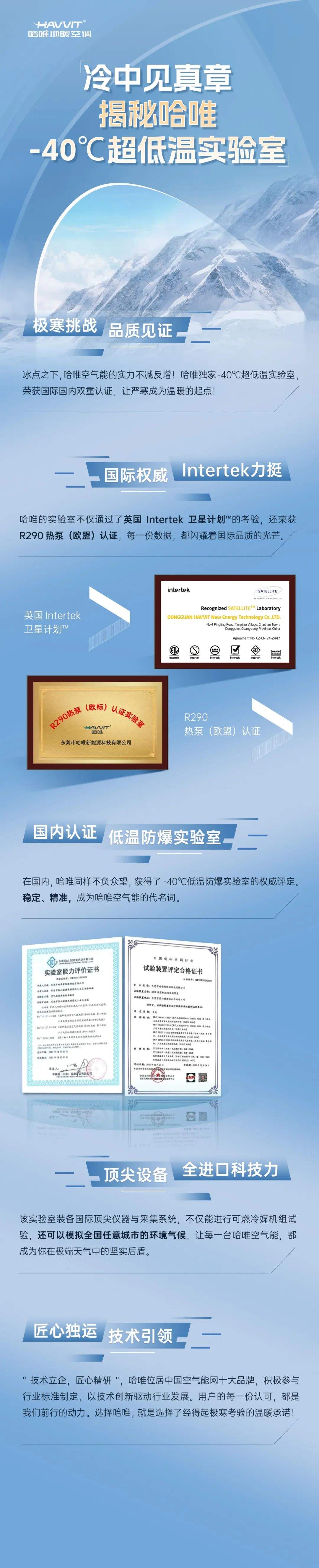 一图揭秘哈唯-40℃超低温实验室！