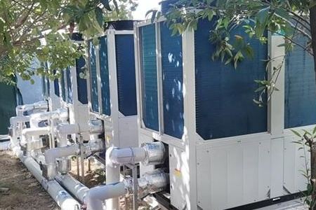 空气能热泵系统,社区供暖新方案